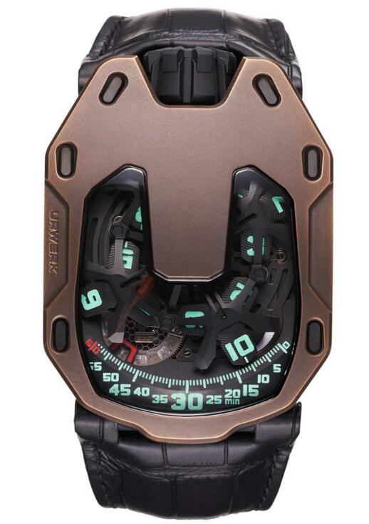 swiss luxury Urwerk replica UR-105 "The Hour Glass" watch
